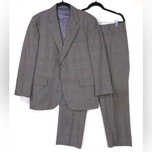 BROOKS BROTHERS MAKERS‎ ALL WOOL 3pc Golden Fleece Size 42SH Gray Vintage